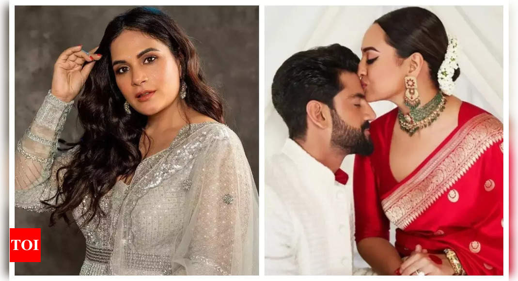 Richa loves Sonakshi's expressions on wedding day