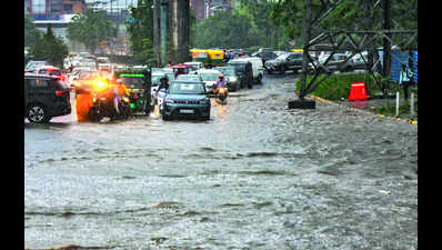 Short spell of heavy rain cripples life in Gurgaon as infra crumbles yet again