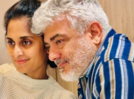 Shalini shares a photo with Ajith Kumar from the hospital