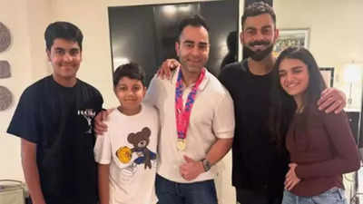 Virat Kohli's sister shares photos of family reunion celebrating homecoming after T20 World Cup success