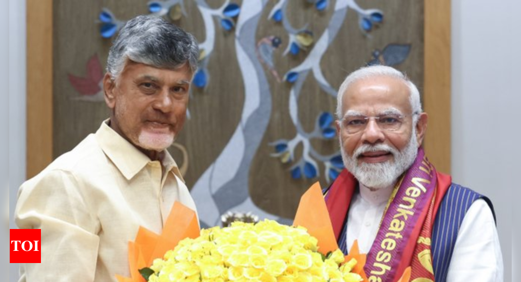 Andhra CM Naidu meets PM Modi, seeks financial assistance from Centre