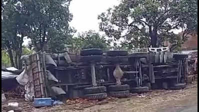 Woman, her 2 children dies after truck overturns at tea kiosk in UP's Unnao