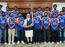 Team India flaunts custom 'Champions' jersey