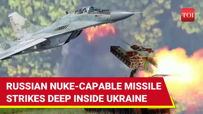 Russian Ballistic Missile Destroys Ukrainian Airfield; Blows Up Fighter ...
