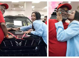 Manisha Rani gifts her dad a brand new car