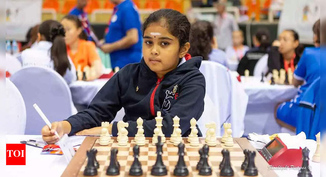 Desi chess star Bodhana Sivanandan, 9, youngest ever to play for England | Chess News