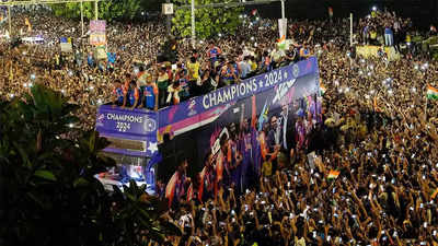 T20 World Cup: Sea of love for the champions as a billion dreams come home