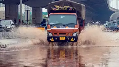 Gurgaon hits brakes again as 4-hour rain causes waterlogging on key roads
