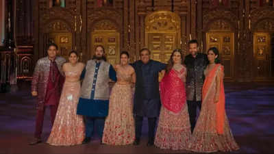 Ambani family grooves to Shah Rukh Khan’s 'Deewangi Deewangi' at Anant Ambani and Radhika Merchant’s sangeet