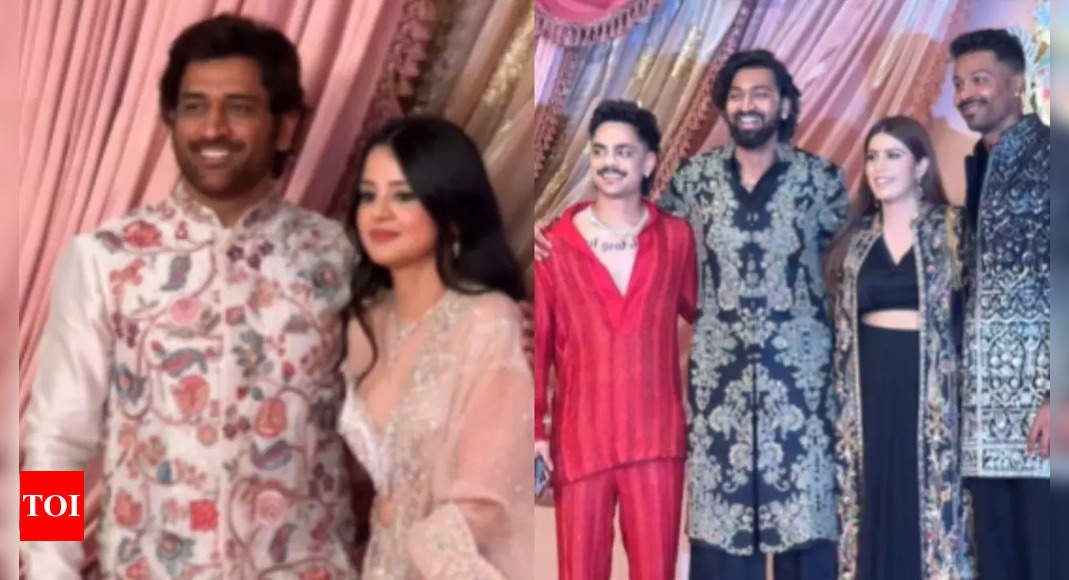 After World Cup glory, Hardik Pandya dazzles with mentor MS Dhoni at Anant-Radhika sangeet ceremony – watch | Off the field News – Times of India