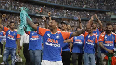 What surprised Hardik Pandya and left Jasprit Bumrah in splits during T20 World Cup victory celebrations at Wankhede Stadium- Watch