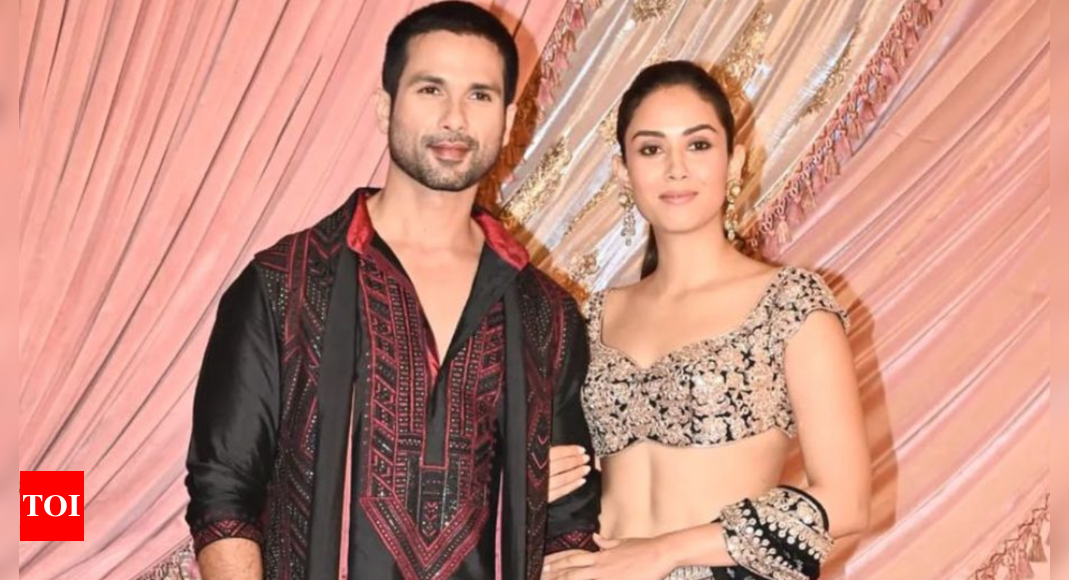 Mira Rajput’s toned abs steal the show as she poses alongside Shahid Kapoor at Anant Ambani and Radhika Merchant’s sangeet | Hindi Movie News