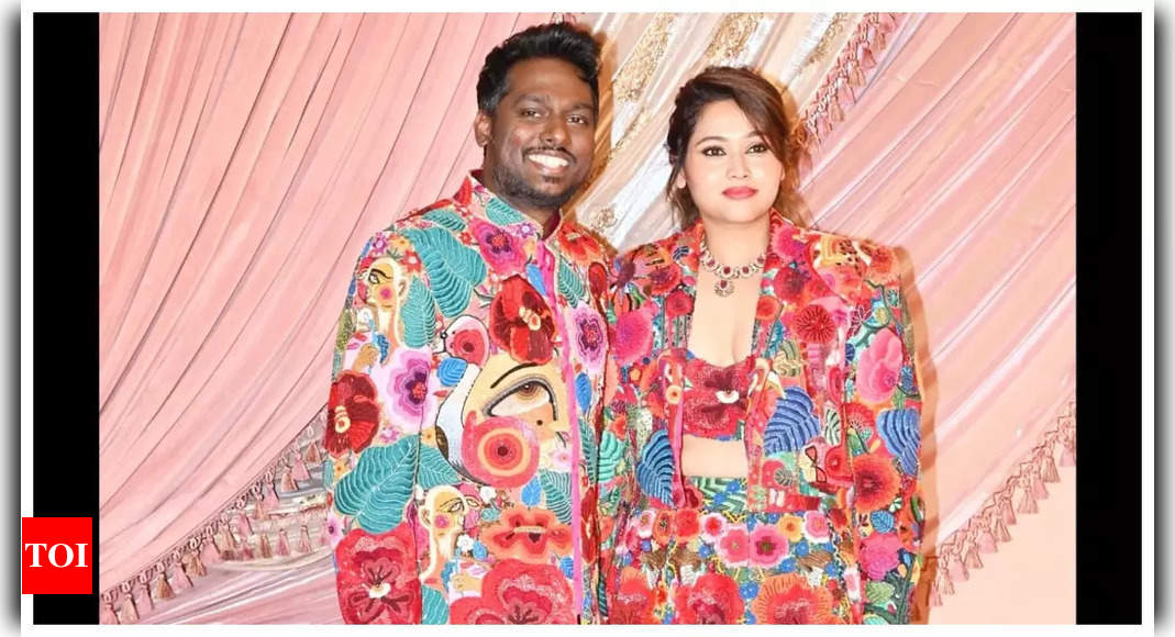 Anant Ambani and Radhika Merchant’s Sangeet: Atlee Kumar and wife Krishna Priya shine at the ceremony |