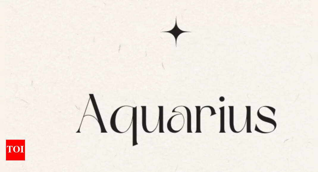 Aquarius, Daily Horoscope Today, July 7, 2024: Social and romantic interactions bring joy &ndash; Times of India