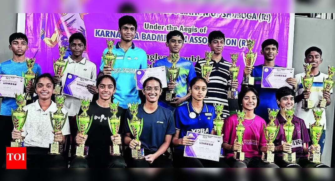 Diya, Amith & Disha shine in State sub-junior badminton ranking tournament | Bengaluru News