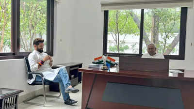 Union minister Chirag Paswan meets Bihar CM Nitish Kumar