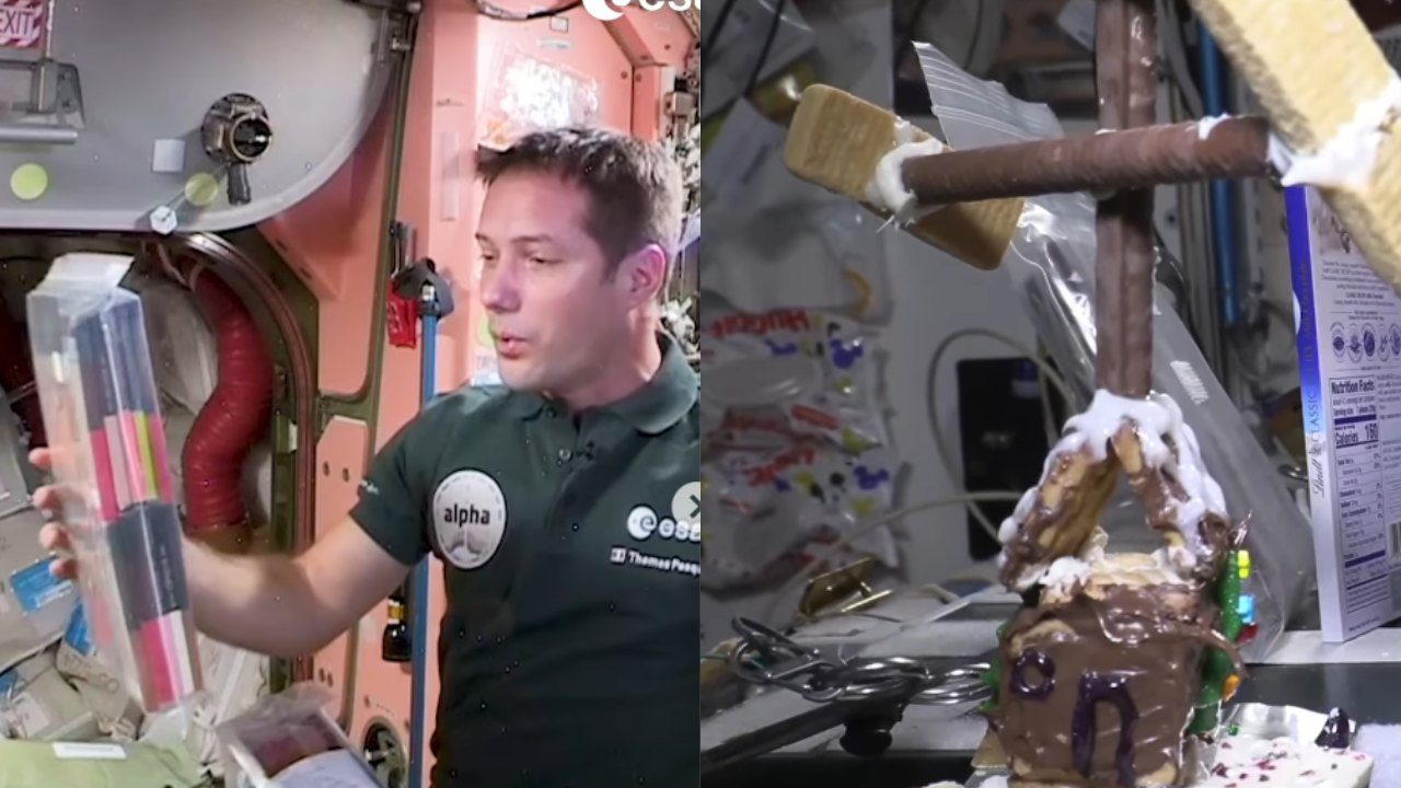 Watch: Astronauts aboard the ISS celebrate World Chocolate Day, as ESA shares images