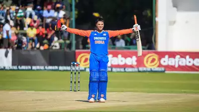 In his second match for Team India, Abhishek Sharma scripts history with century, becomes...