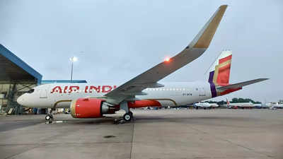 Air India welcomes its first narrow body aircraft with its new livery