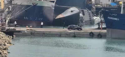 Iran's naval destroyer Sahand capsizes and sinks: State media