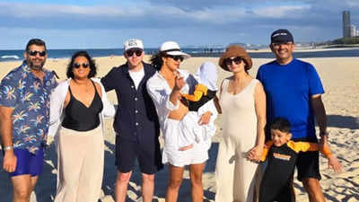Priyanka Chopra, Nick Jonas and their daughter Malti Marie enjoy a family fun weekend