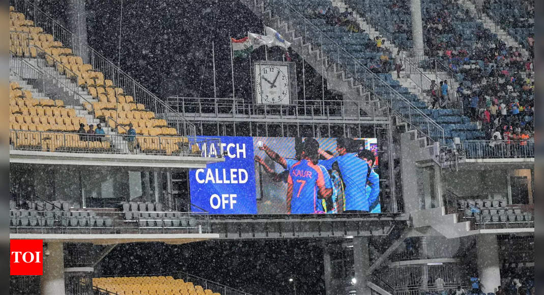 Rain forces abandonment of 2nd Women’s T20I between India and South Africa | Cricket News