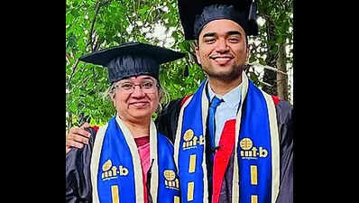 IIIT-Bangalore’s golden moment: Mother gets her PhD, son his MTech