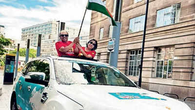 Nagpur to London: Couple’s road trip maps a new world