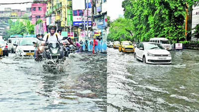 Afternoon shower spells leave central, south Kolkata waterlogged