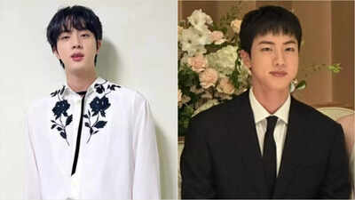 BTS' Jin floors internet in dashing suit at cousin's wedding; Fans swoon over his handsome look