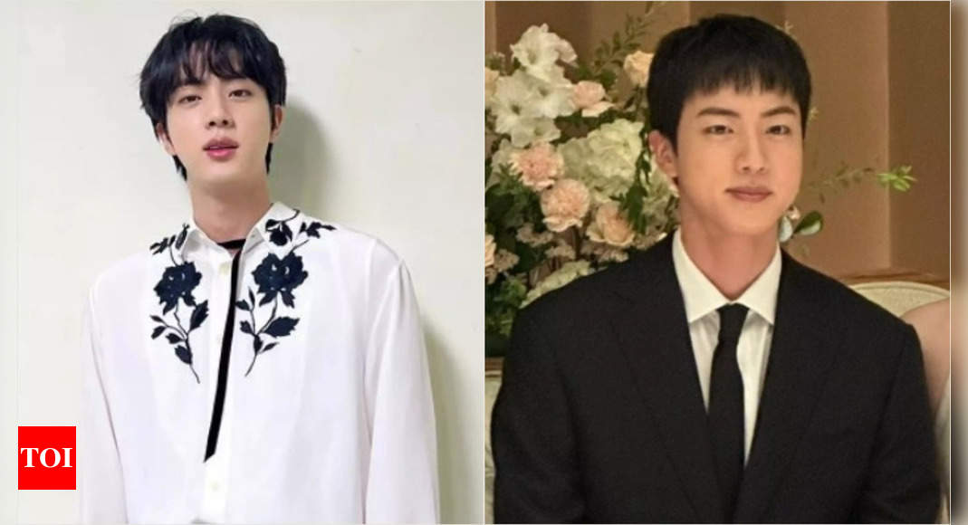 BTS’ Jin floors internet in dashing suit at cousin’s wedding; Fans swoon over his handsome look | K-pop Movie News