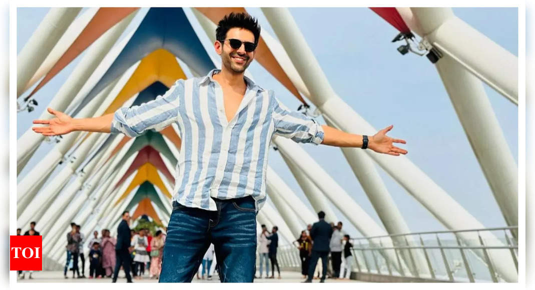 I enjoyed shooting at the Atal Bridge in Ahmedabad: Kartik Aaryan ...