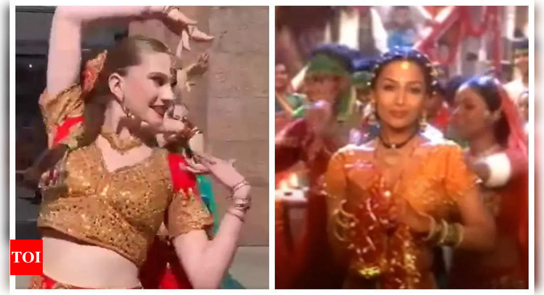 Artists welcome PM Modi to Russia with impressive choreography of Malaika Arora and Arbaaz Khan’s ‘Rangilo Maro Dholna’ |