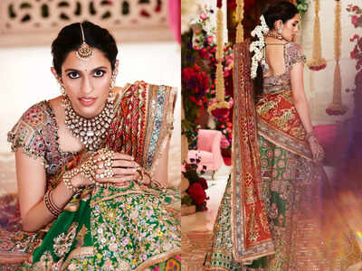 Shloka Mehta shines in a rainbow of colours at Ambani family celebration