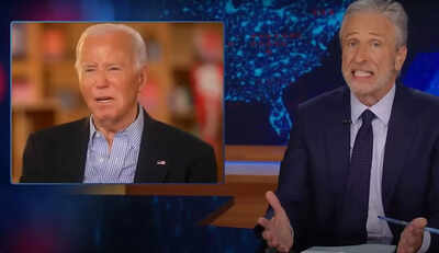 Watch: Jon Stewart lashes out at Democratic Party for not dropping Joe Biden