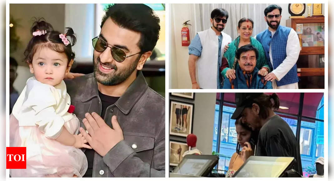 Luv Sinha omits Sonakshi Sinha in anniversary post for parents, SRK-Suhana Khan enjoy quality time in New York, Ranbir Kapoor on embracing fatherhood with daughter Raha: Top 5 entertainment news of the day |