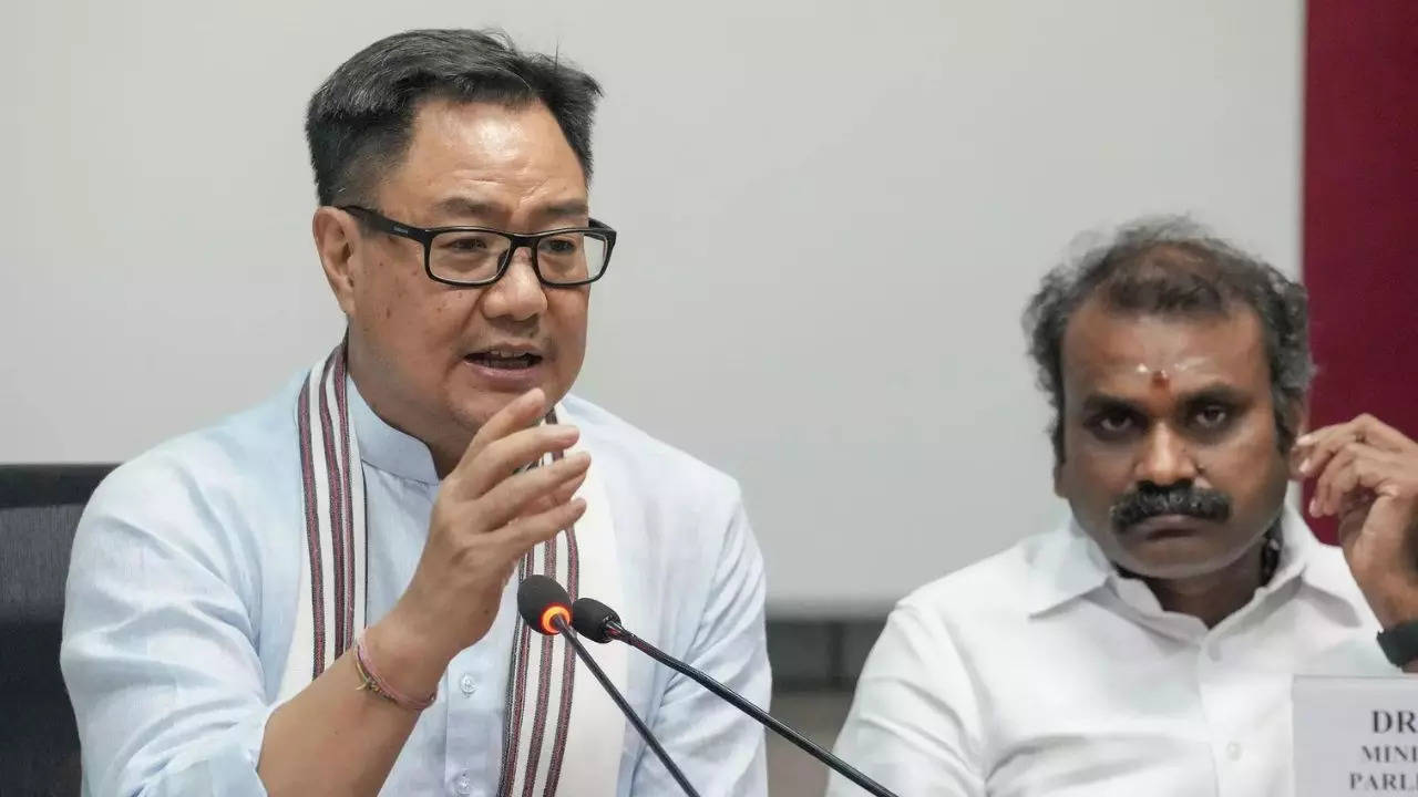 Rijiju reviews infra projects in Arunachal, calls for expediting projects under ‘Buddhist Development Plan’ – Times of India