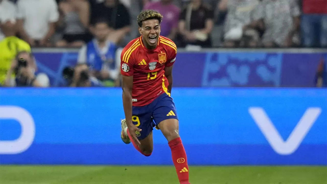 Lamine Yamal’s historic goal propels Spain to Euro 2024 final with 2-1 victory over France – Times of India