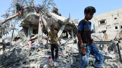 Israeli strike on Gaza school kills 29; likely to damper truce talks -  Times of India