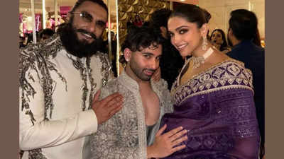 Anant Ambani-Radhika Merchant wedding: Orry poses in his signature style, as he cradles Deepika Padukone’s baby bump in this UNSEEN pic with Ranveer Singh