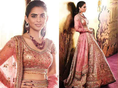 Anant weds Radhika: Is Isha Ambani's Tarun Tahiliani lehenga the new fashion statement?