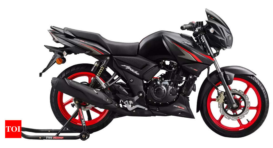 TVS Apache RTR 160 Racing Edition launched at Rs 1.29 lakh What s new Times of India