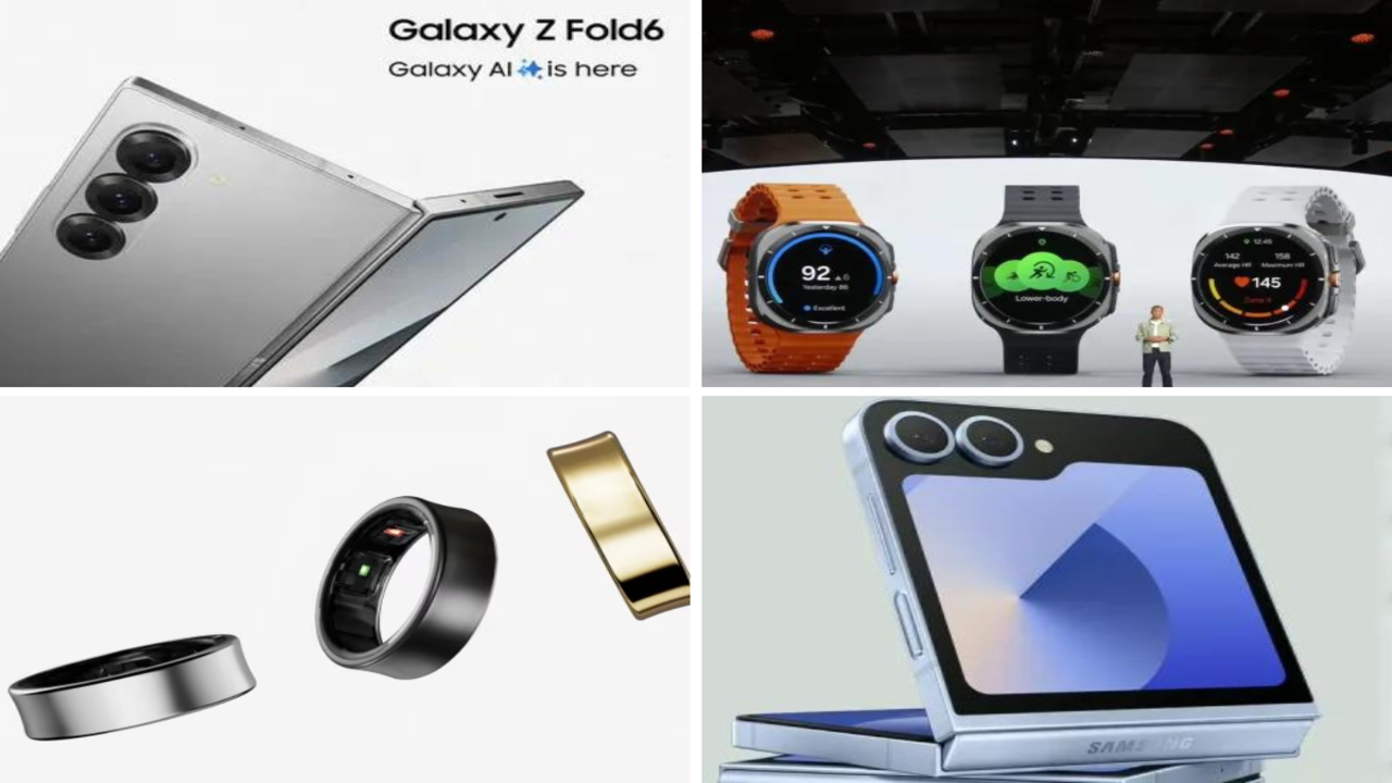 Samsung Galaxy Z Fold6, Galaxy Z Flip6, Galaxy Watch Ultra and