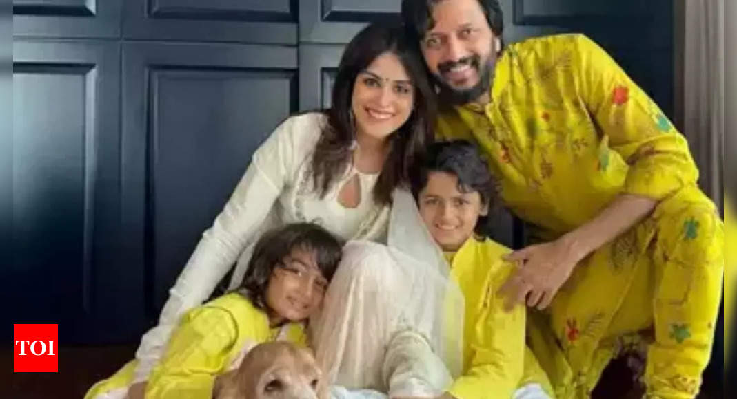 Riteish on why his children greet paps with folded hands