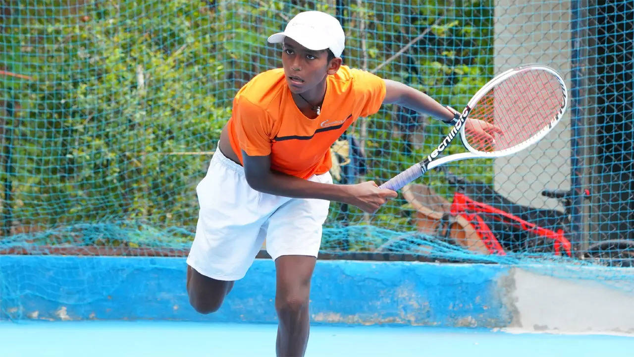 Promising tennis talent Hruthik Katakam eyes junior Grand Slam success – Times of India