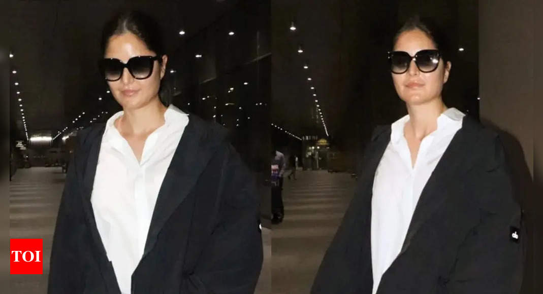 Katrina Kaif spotted arriving in Mumbai wearing oversized clothes, netizens think she’s pregnant | Hindi Movie News