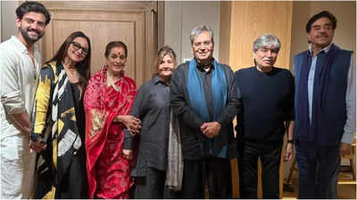 Sonakshi and Zaheer Iqbal host Shatrughan Sinha and Poonam Sinha's wedding anniversary bash at their Bandra home; Did Luv Sinha skip the celebration?