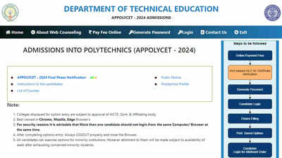 AP POLYCET 2024 Final Phase Counselling Starts Today: Check Schedule and Procedures