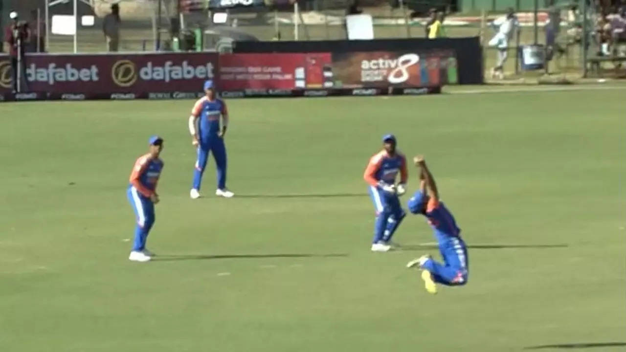 The Ravi Bishnoi catch: Team India players left stunned in reaction – Times of India