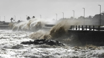 South Africa's Cape Town is hit by more storms, with 4,500 people ...